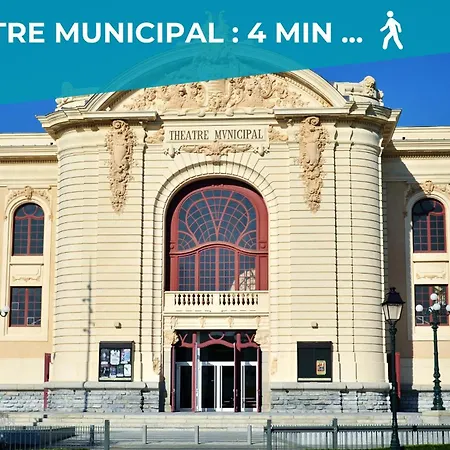 L'intemporel - Grand T2 Climatise, Terrasse Couverte En Hypercentre דירה *
